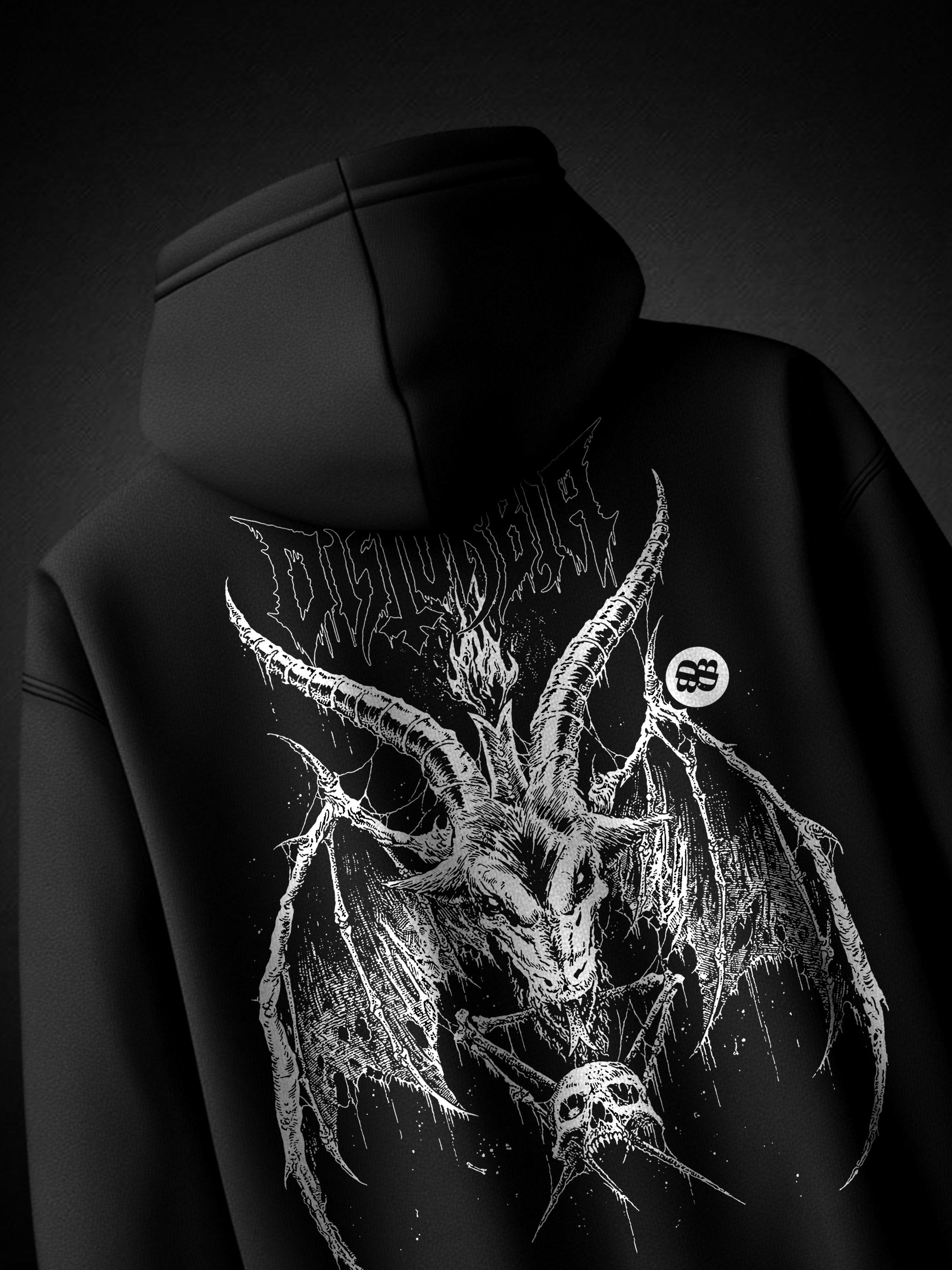 DISTURBIA REGULAR FIT HOODIE DarkBuck