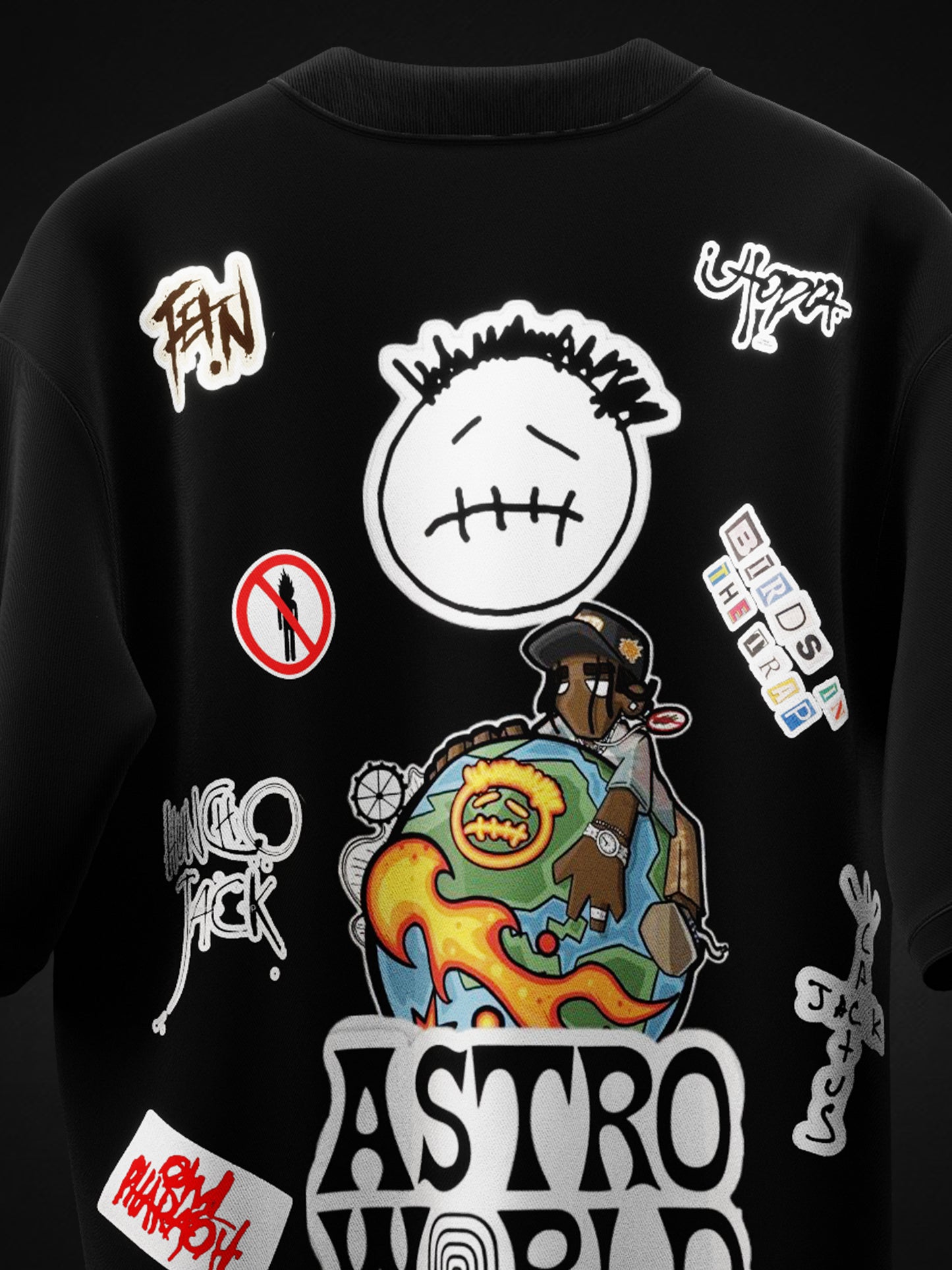 TRAVIS SCOTT OVERSIZED FIT T-SHIRT