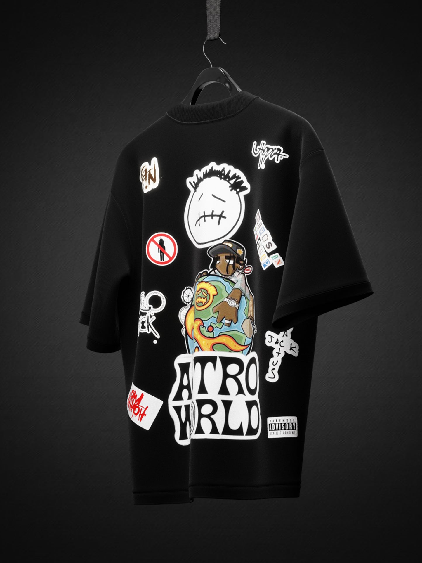 TRAVIS SCOTT OVERSIZED FIT T-SHIRT