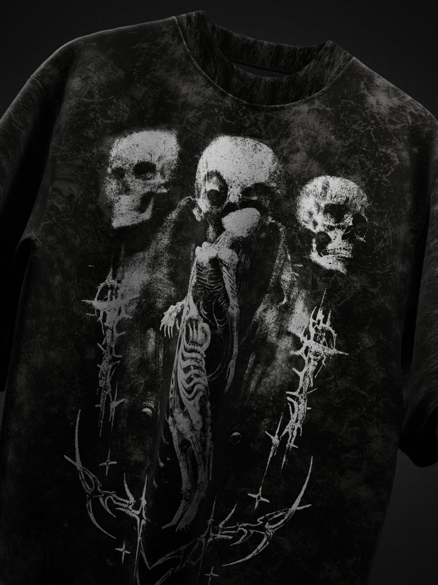 DARK AGE ACID WASH OVERSIZED T-SHIRT