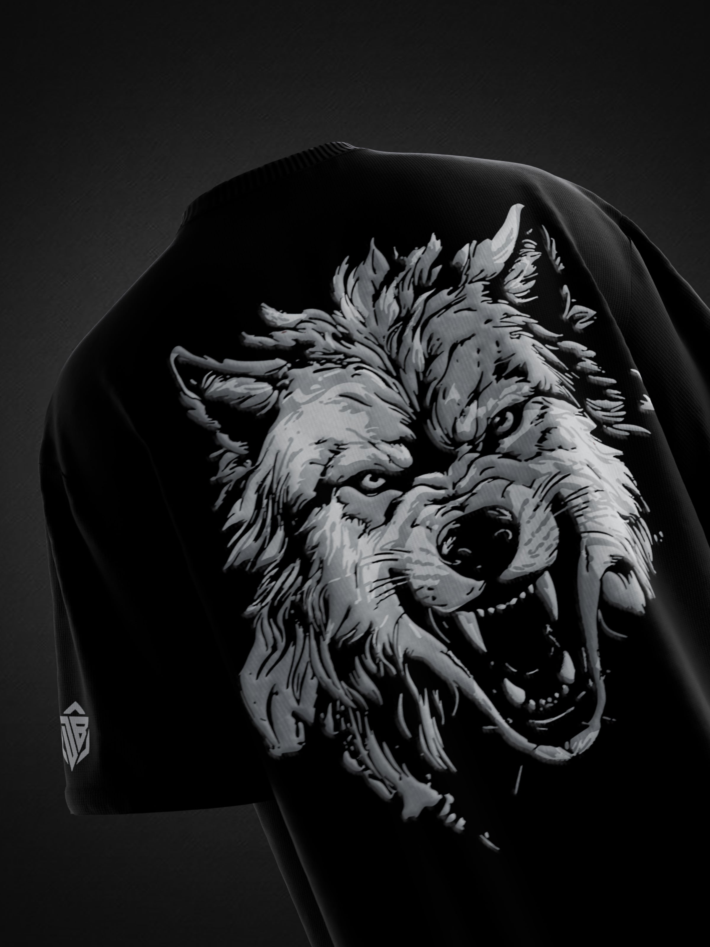 WOLF 3D PUFF OVERSIZED T-SHIRT – DarkBuck1
