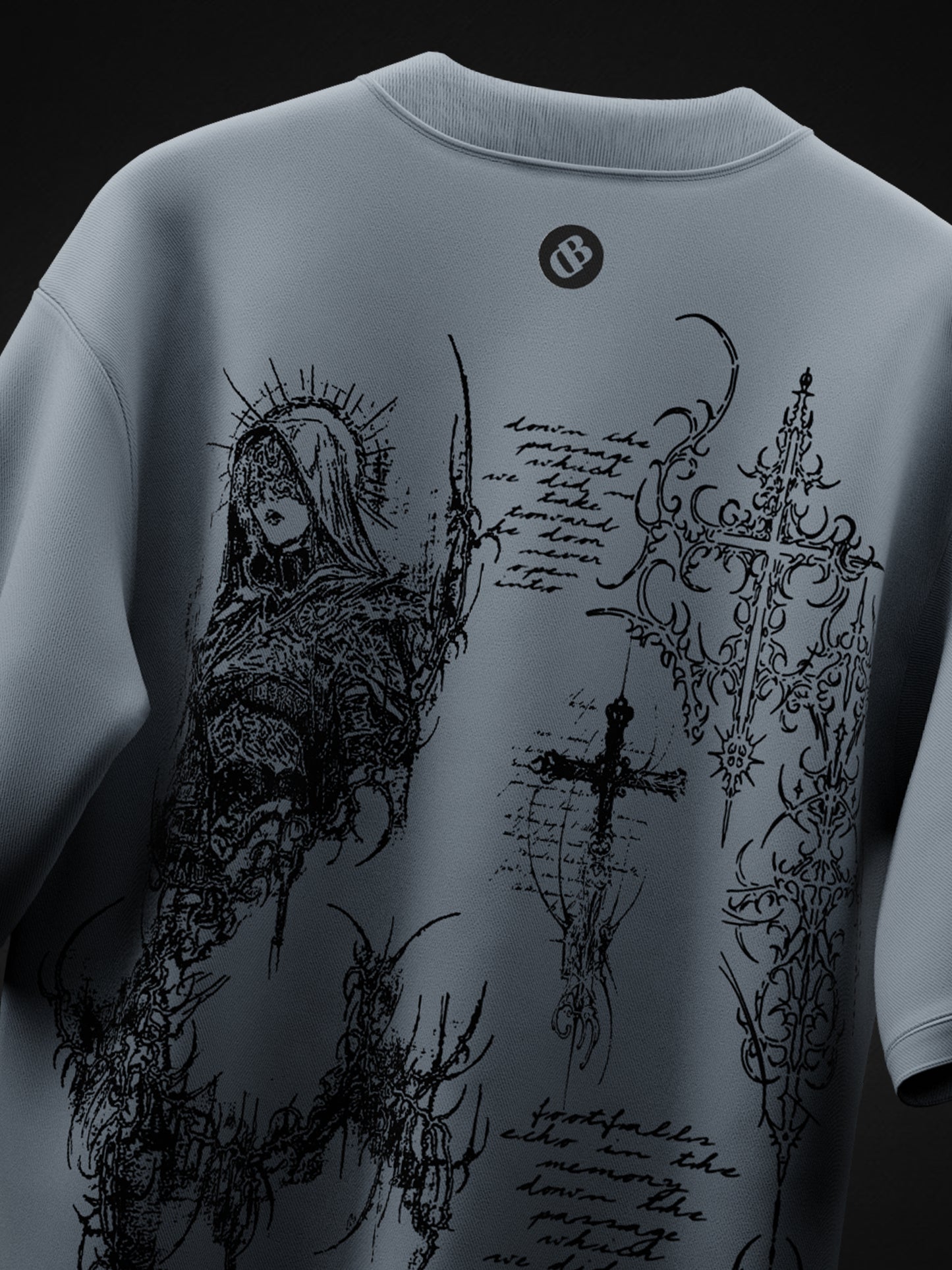 CREATED BY GOD OVERSIZED FIT T-SHIRT