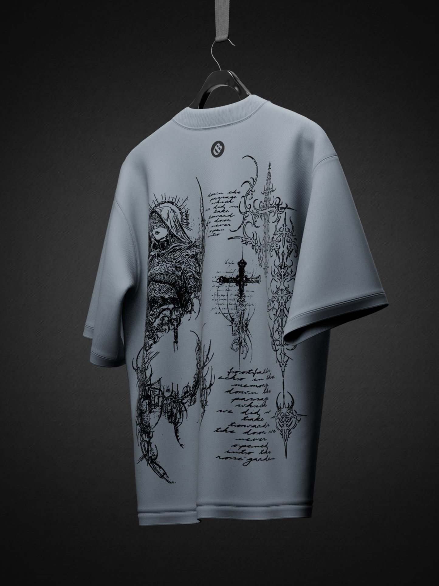 CREATED BY GOD OVERSIZED FIT T-SHIRT