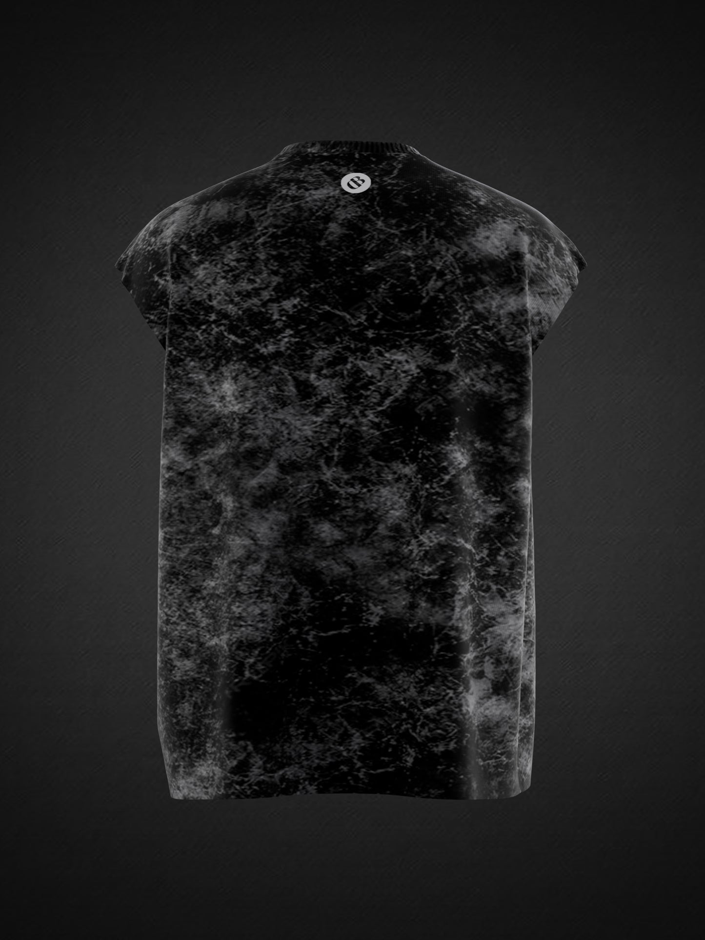 HEARTLESS ACID WASH UNISEX BOXY VEST