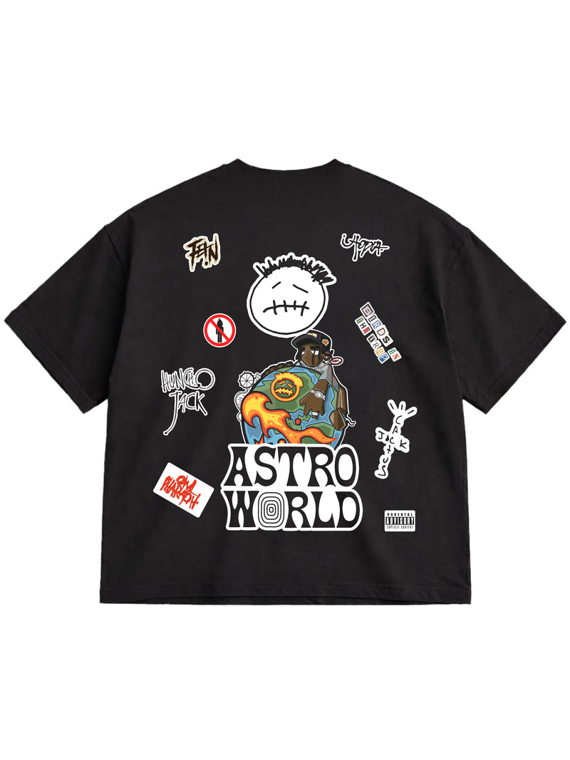 TRAVIS SCOTT OVERSIZED FIT T-SHIRT