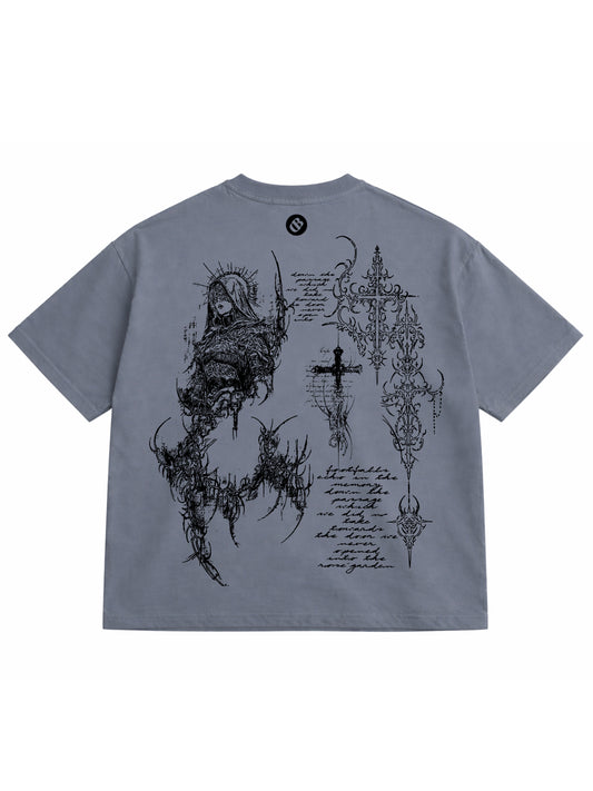 CREATED BY GOD OVERSIZED FIT T-SHIRT