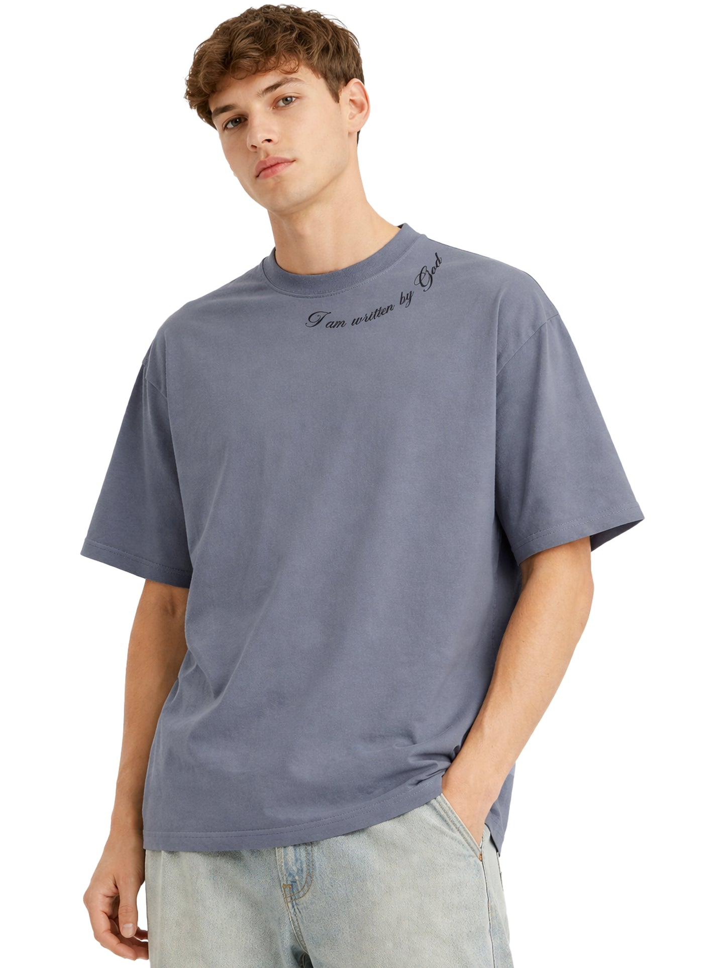 CREATED BY GOD OVERSIZED FIT T-SHIRT