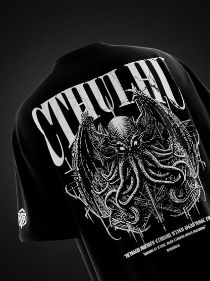 CTHULHU BLACK OVERSIZED T-SHIRT