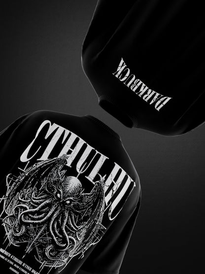 CTHULHU BLACK OVERSIZED T-SHIRT