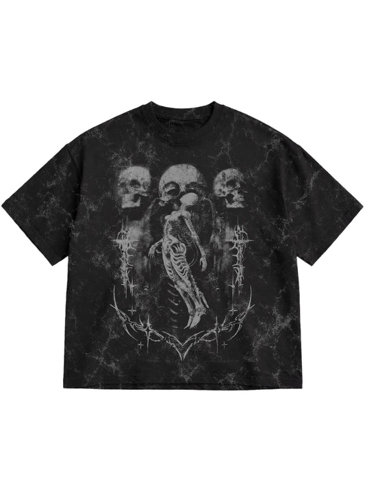 DARK AGE ACID WASH OVERSIZED T-SHIRT