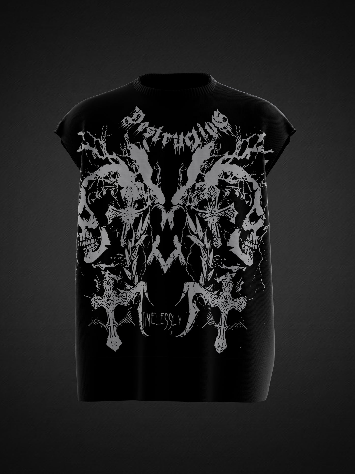 DESTRUCTIVE UNISEX BOXY VEST
