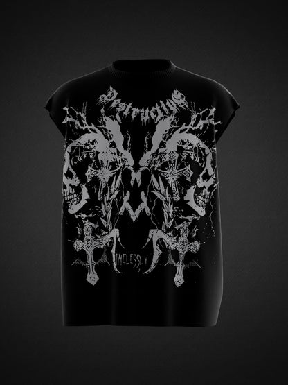DESTRUCTIVE UNISEX BOXY VEST