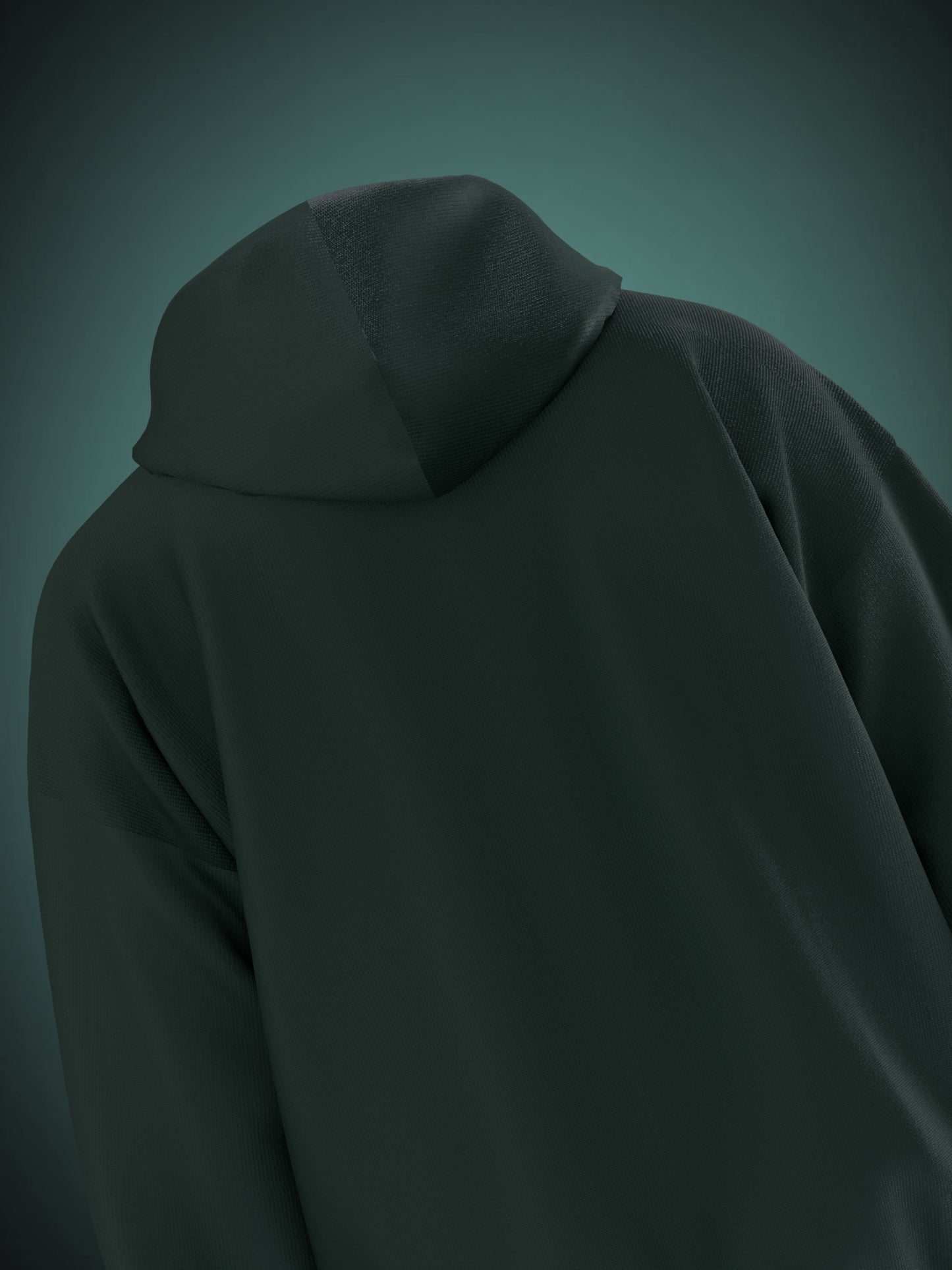 GREEN OVERSIZED HOODIE