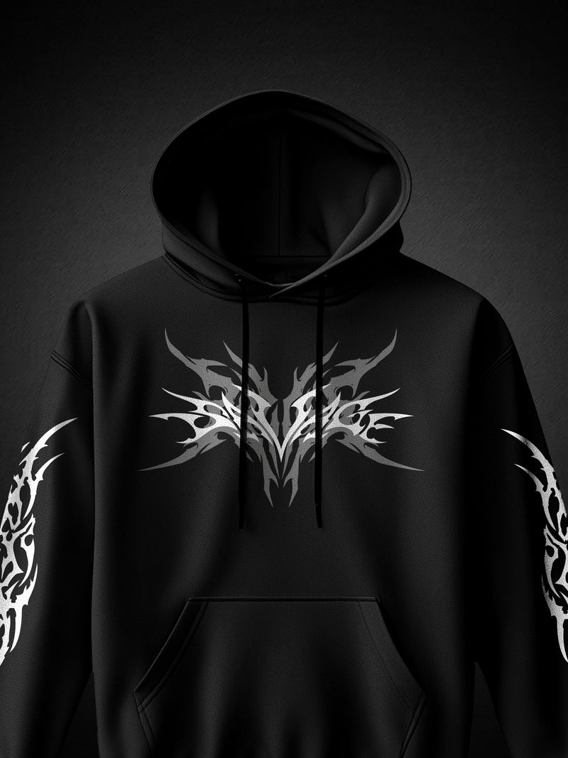 SAVAGE DEATH METAL REGULAR FIT HOODIE