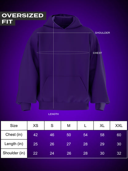 PURPLE OVERSIZED HOODIE