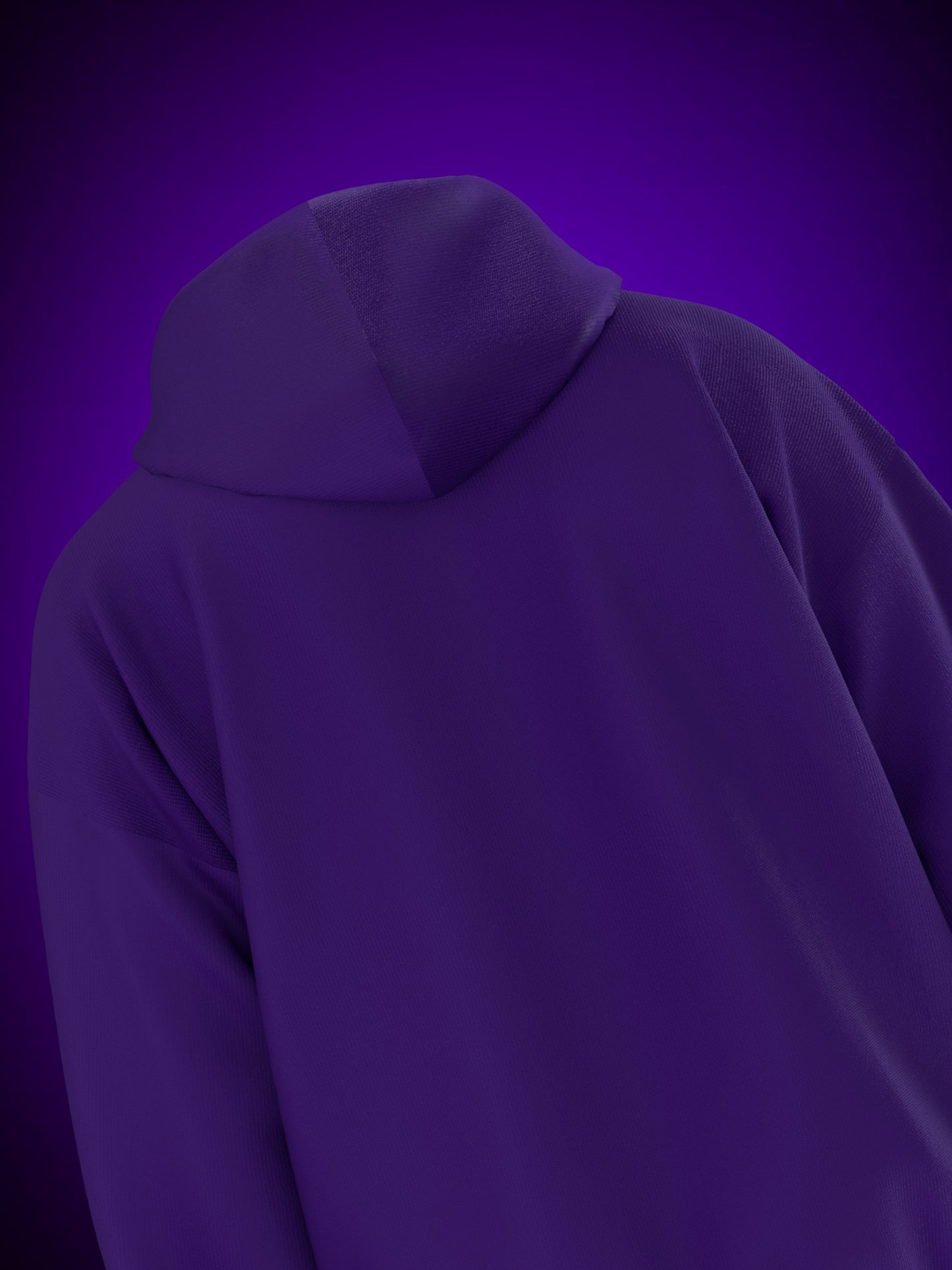 PURPLE OVERSIZED HOODIE