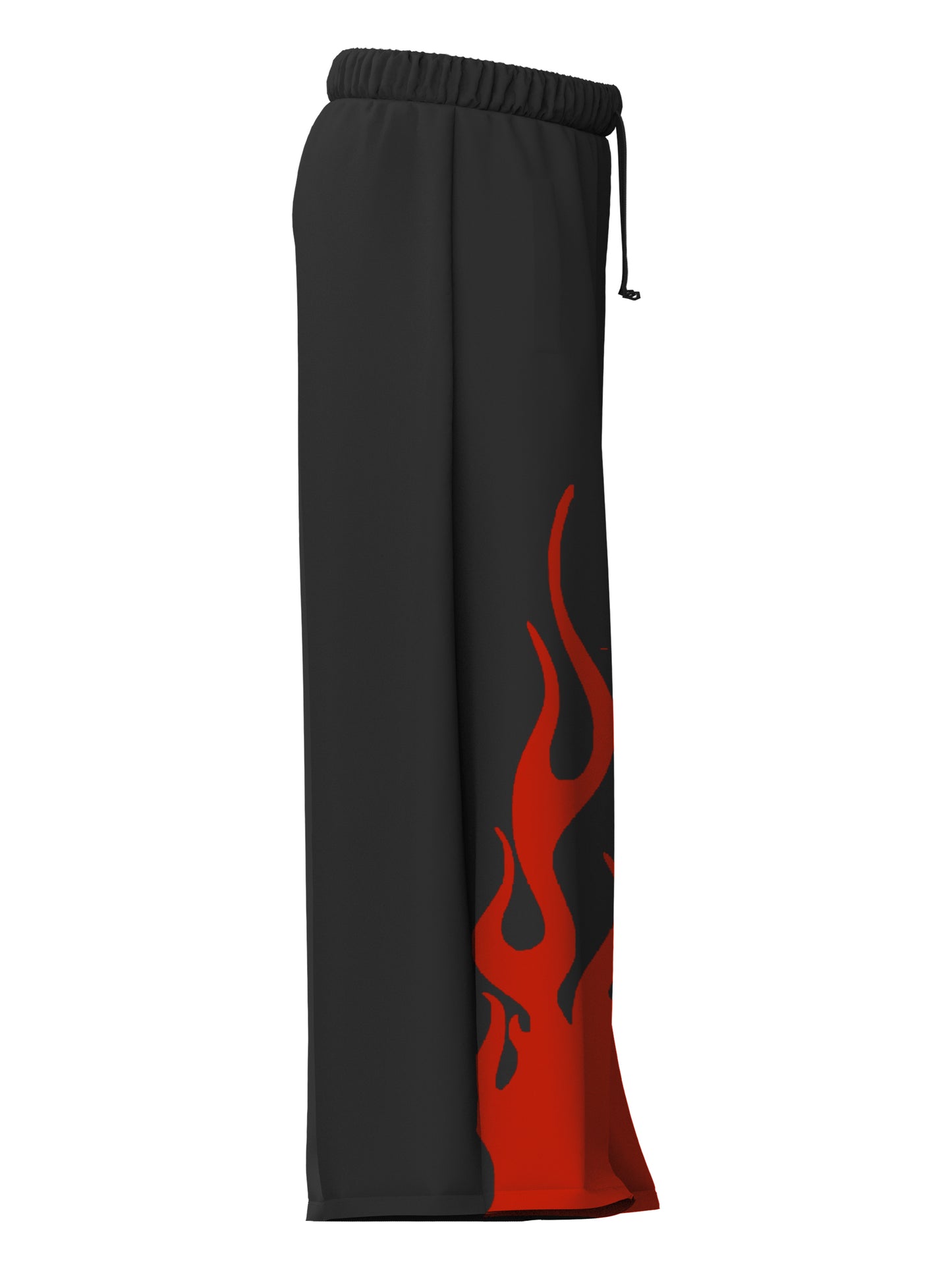 RED FLAME UNISEX BAGGY FIT SWEATPANTS