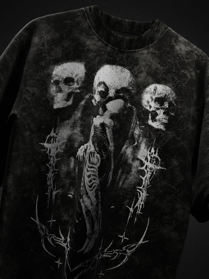DARK AGE ACID WASH OVERSIZED T-SHIRT