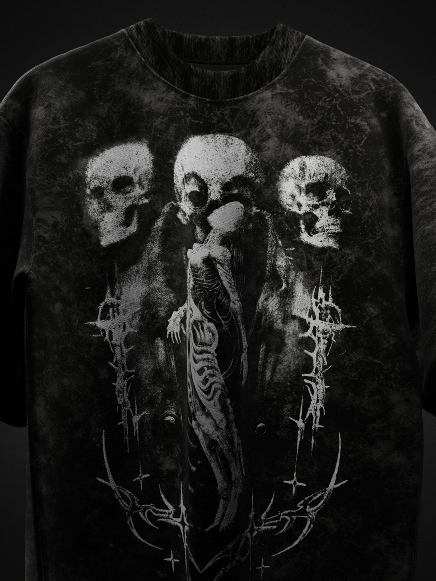 DARK AGE ACID WASH OVERSIZED T-SHIRT