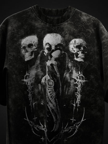 DARK AGE ACID WASH OVERSIZED T-SHIRT