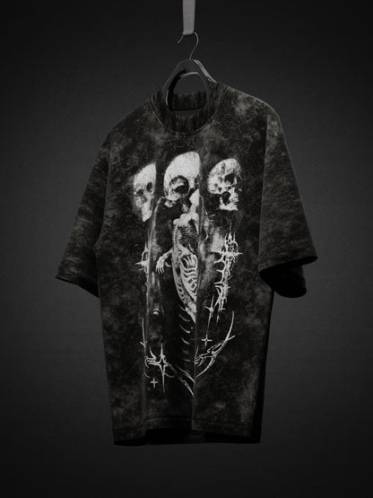 DARK AGE ACID WASH OVERSIZED T-SHIRT